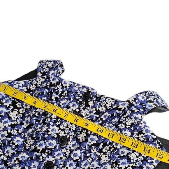 Anthropologie Maeve The Portside Button Front Floral Wide Leg Jumpsuit, Size 4 - Picture 5 of 10